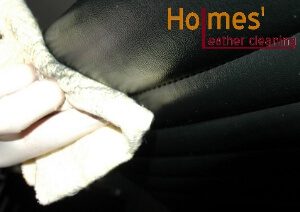 Leather car seats cleaning